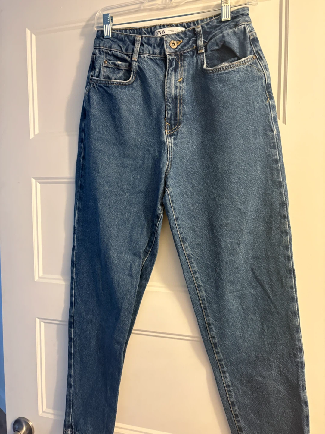 Jeans ZARA bleus pour femmes
