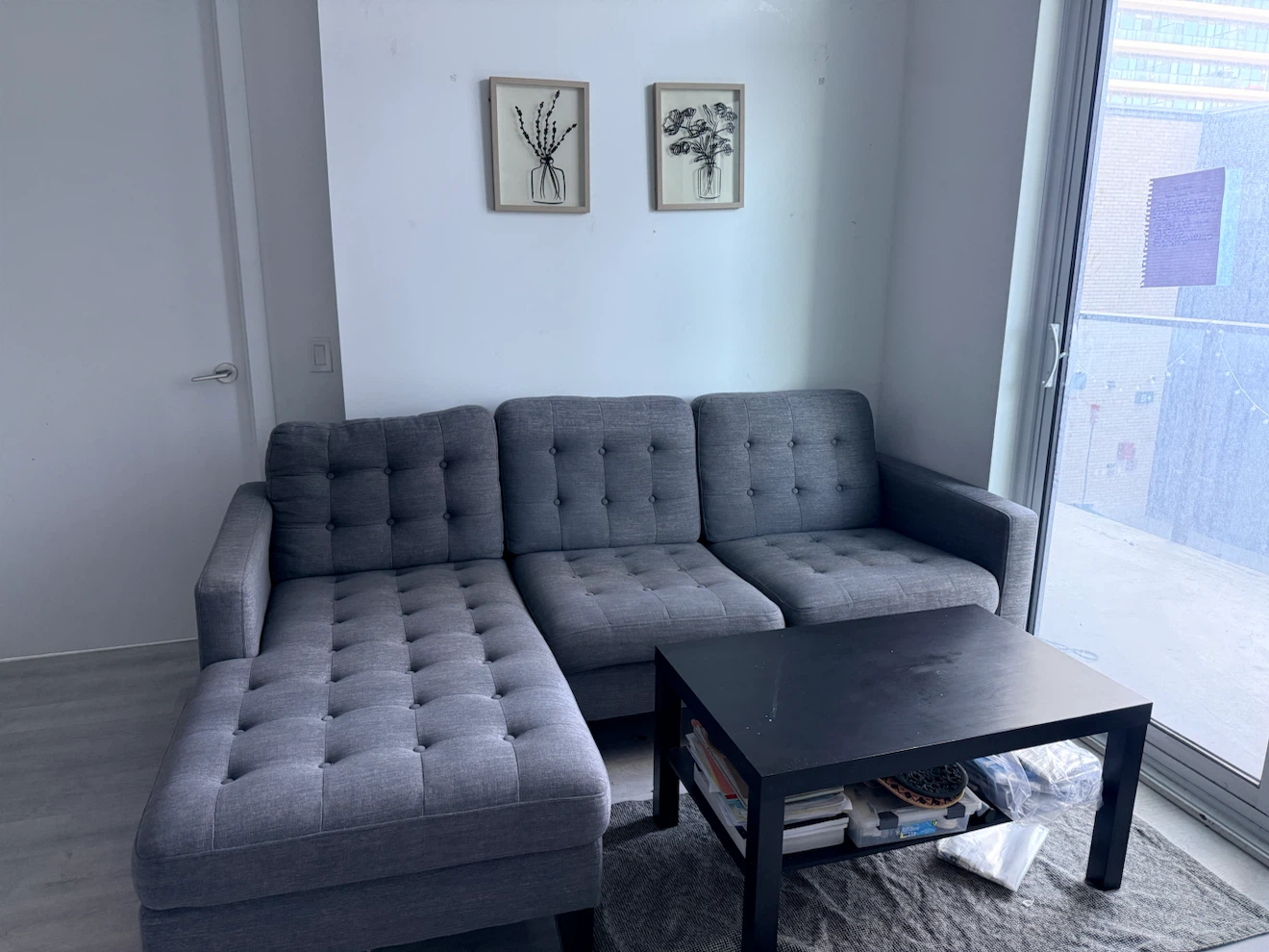 Sectional Couch/ Sofa+ Coffee Table - photo 2