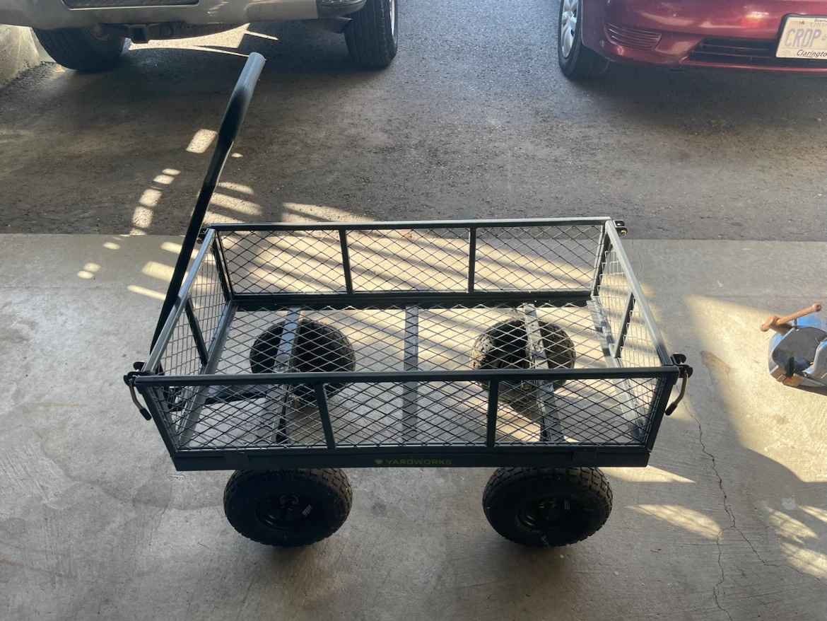 YARDWORKS Garden Cart Wagon