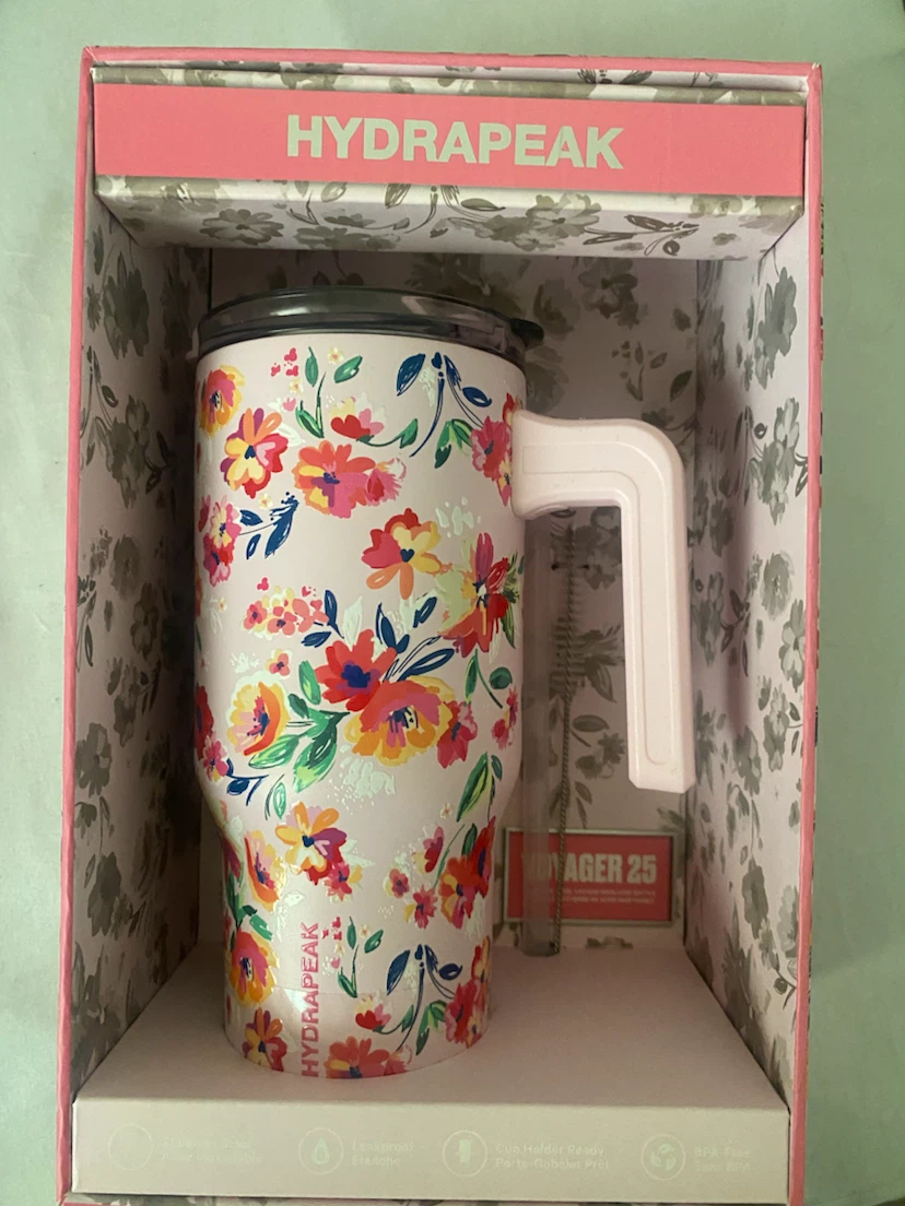 HYDRAPEAK Voyager 25oz Stainless Steel Insulated Bottle Floral