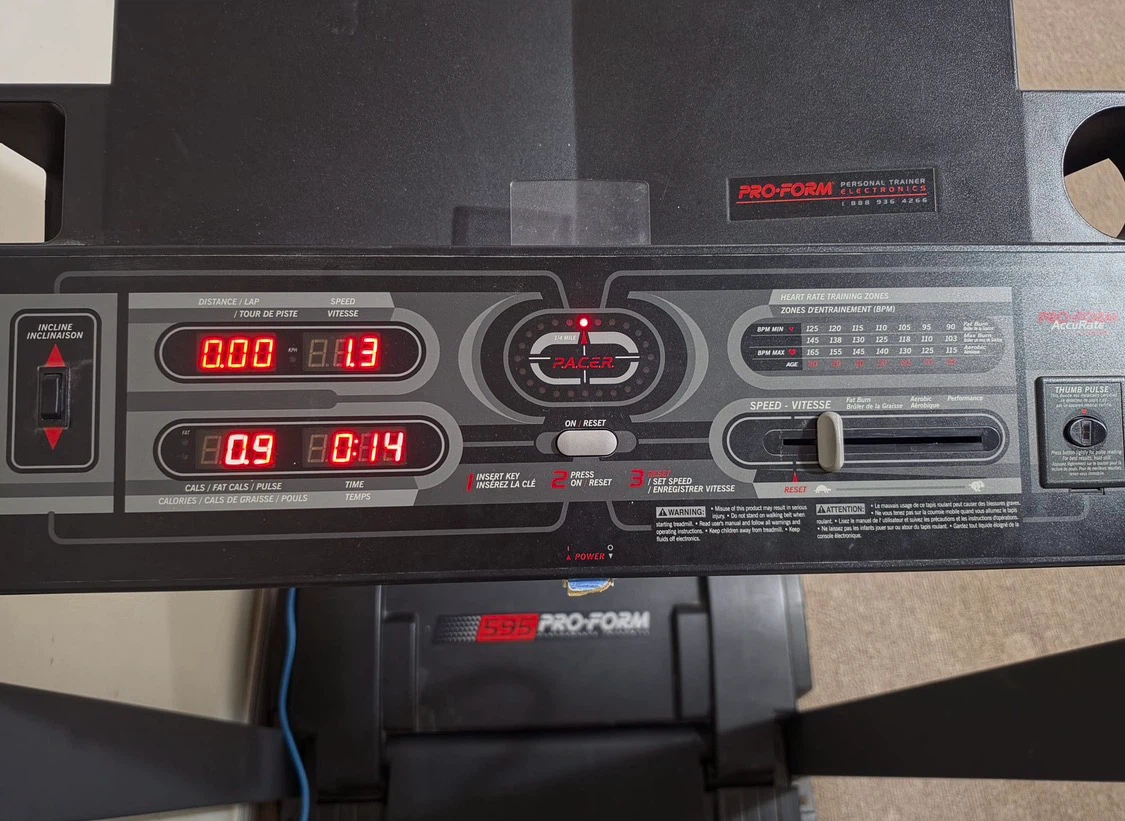 Proform 595 foldable Treadmill