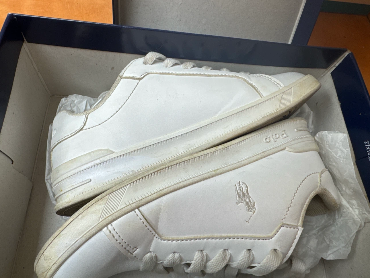 White Polo Ralph Lauren Sneakers