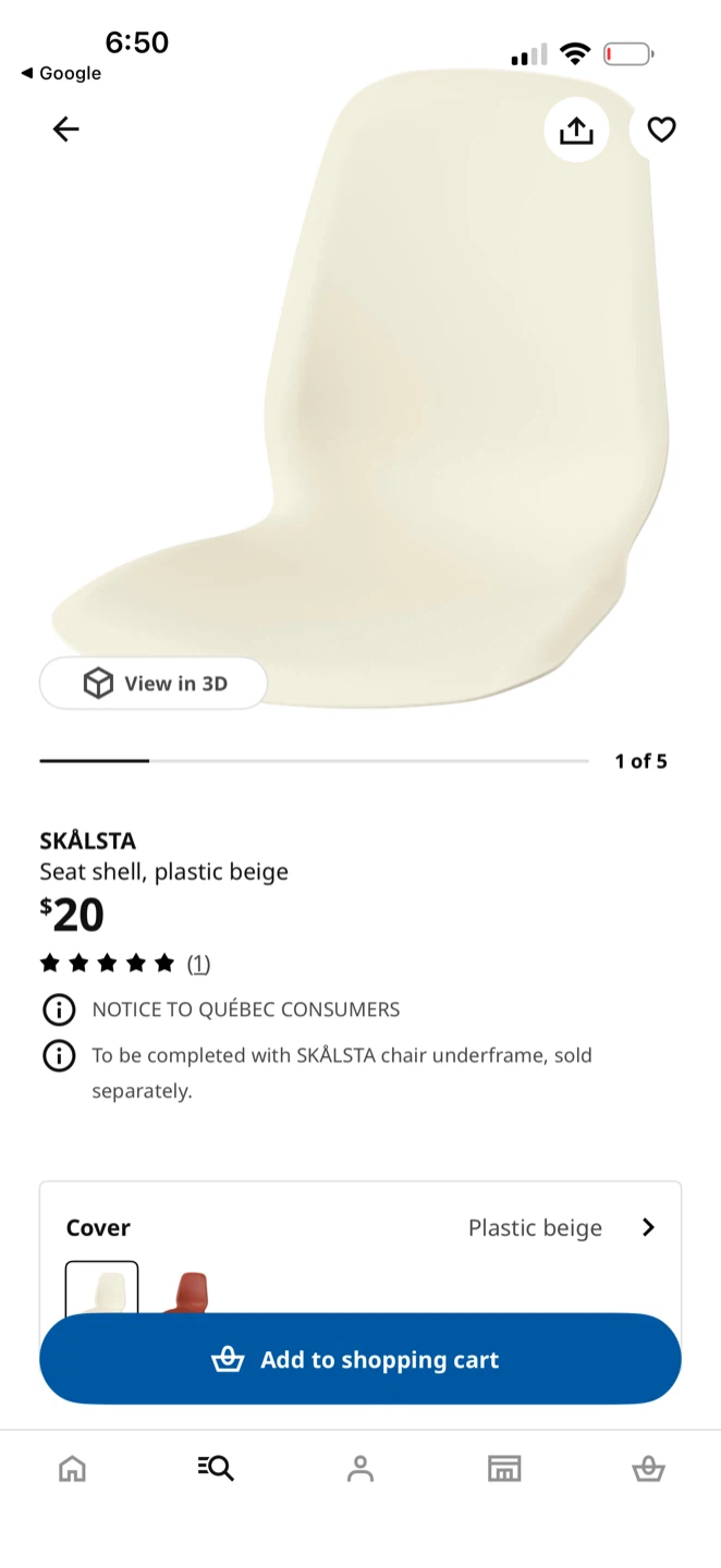 SKALSTA IKEA 2 Chairs - White - photo 3