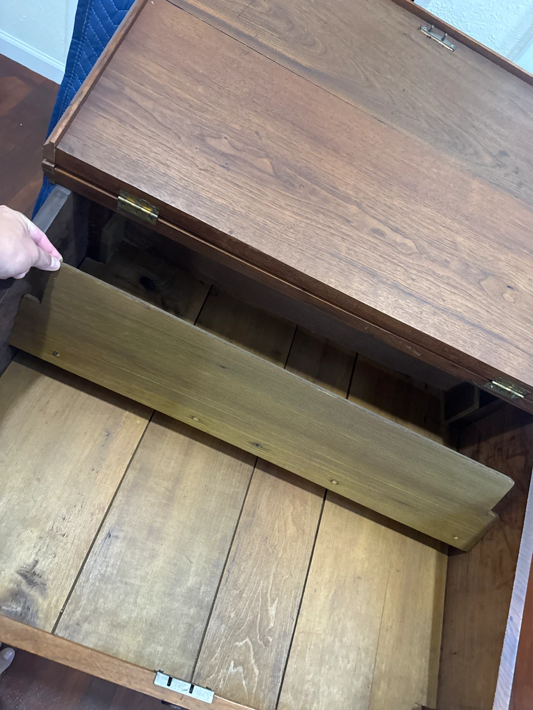 Vintage Wooden Writing Desk - photo 5