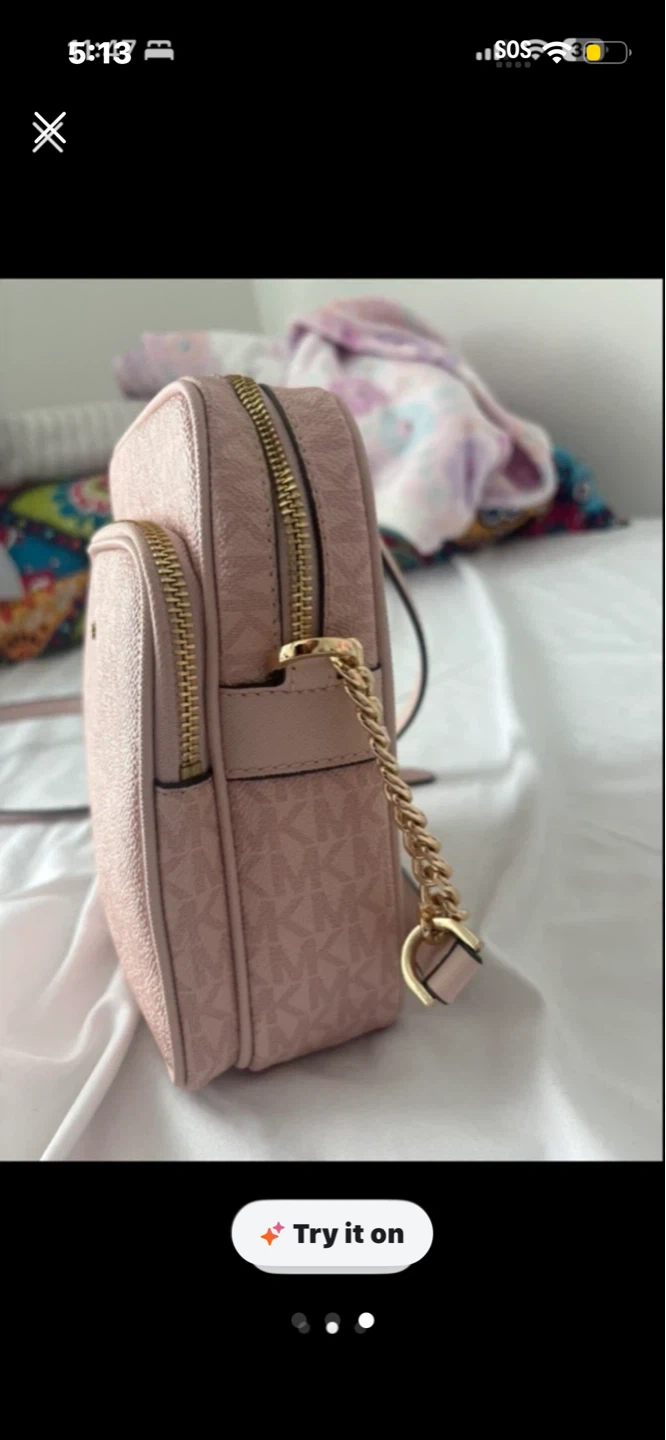 Michael Kors Jet Set Charm Small Camera Bag - Pink