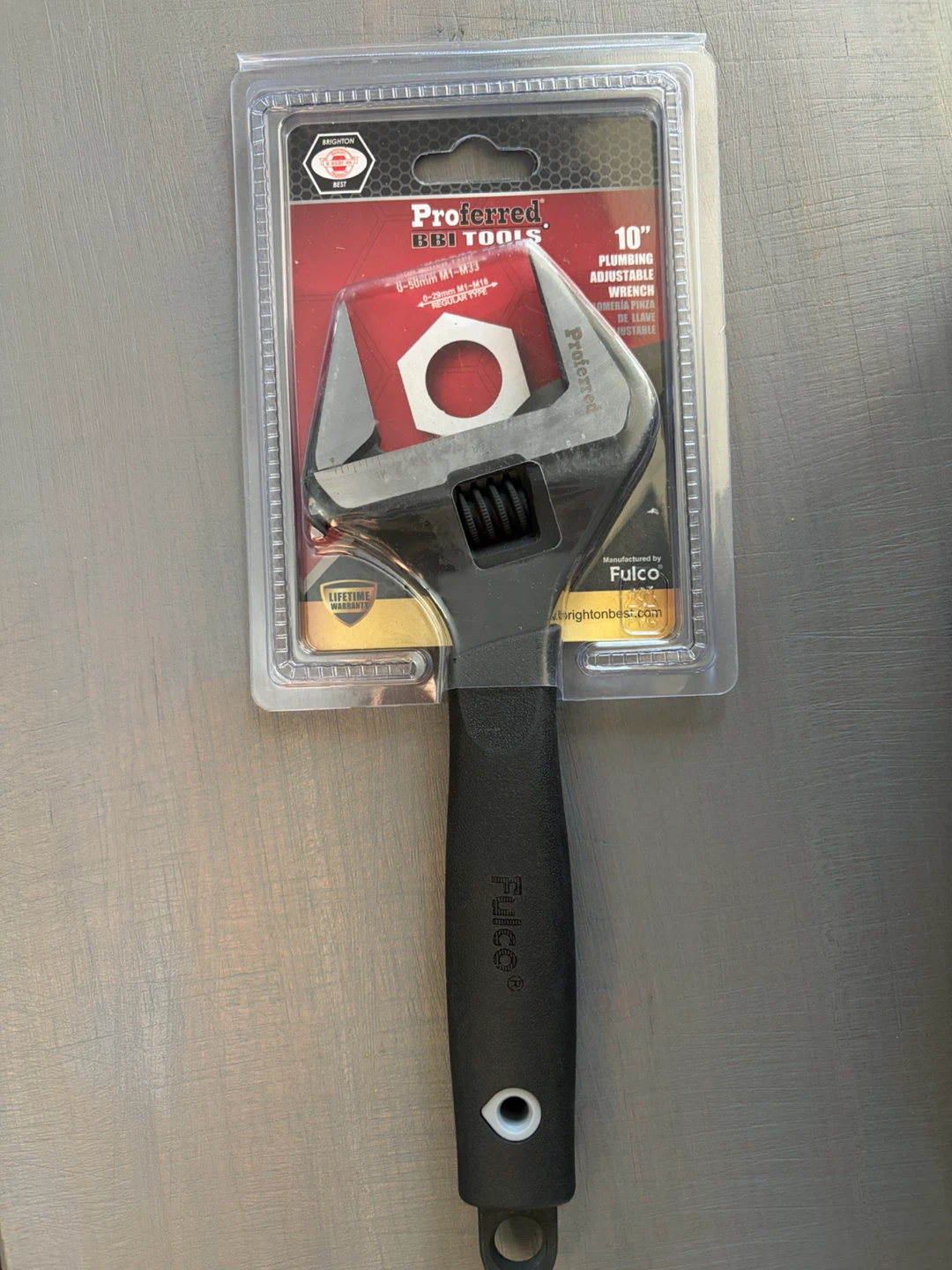 10" Adjustable Wrench