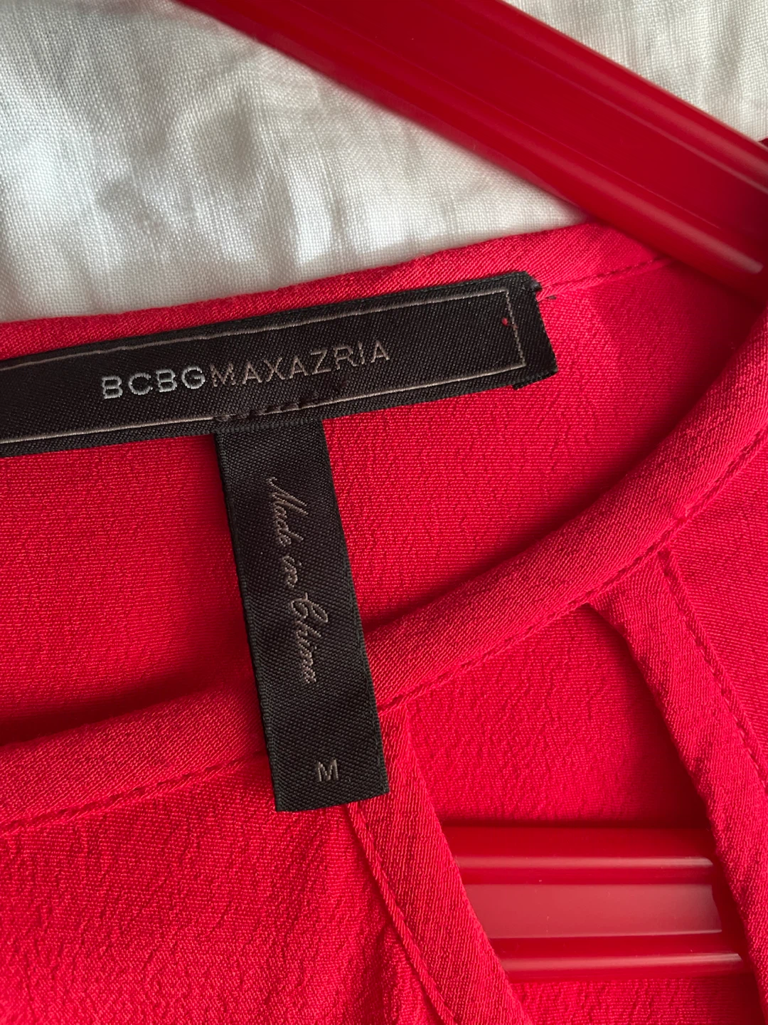 BCBGMAXAZRIA Red Dress - Size M - photo 2