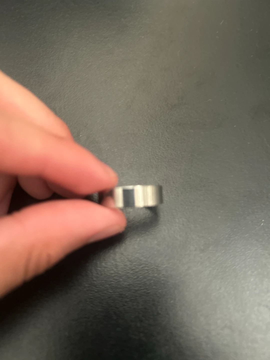 Men's Thick Silver Band Ring