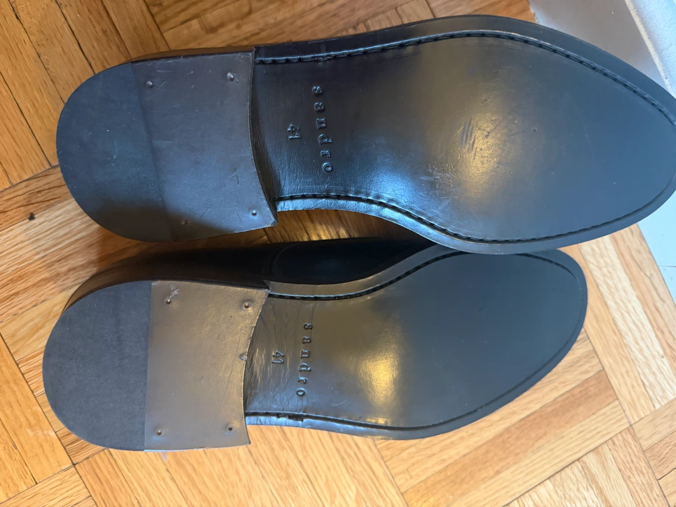 Sandro Paris Black Leather Dress Shoes - photo 3