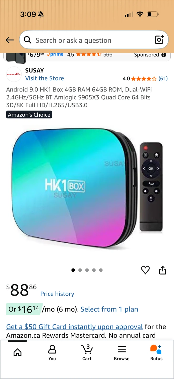 HK1 BOX Android TV Box - photo 2