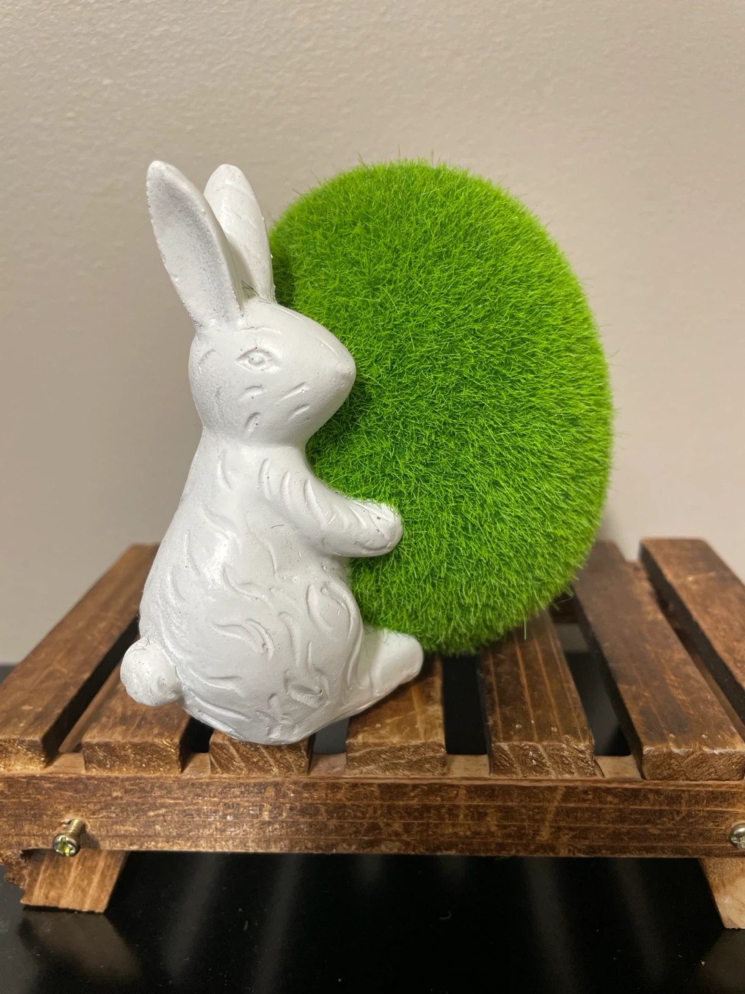 Easter Bunny and Grass Ball Decor Set - photo 3