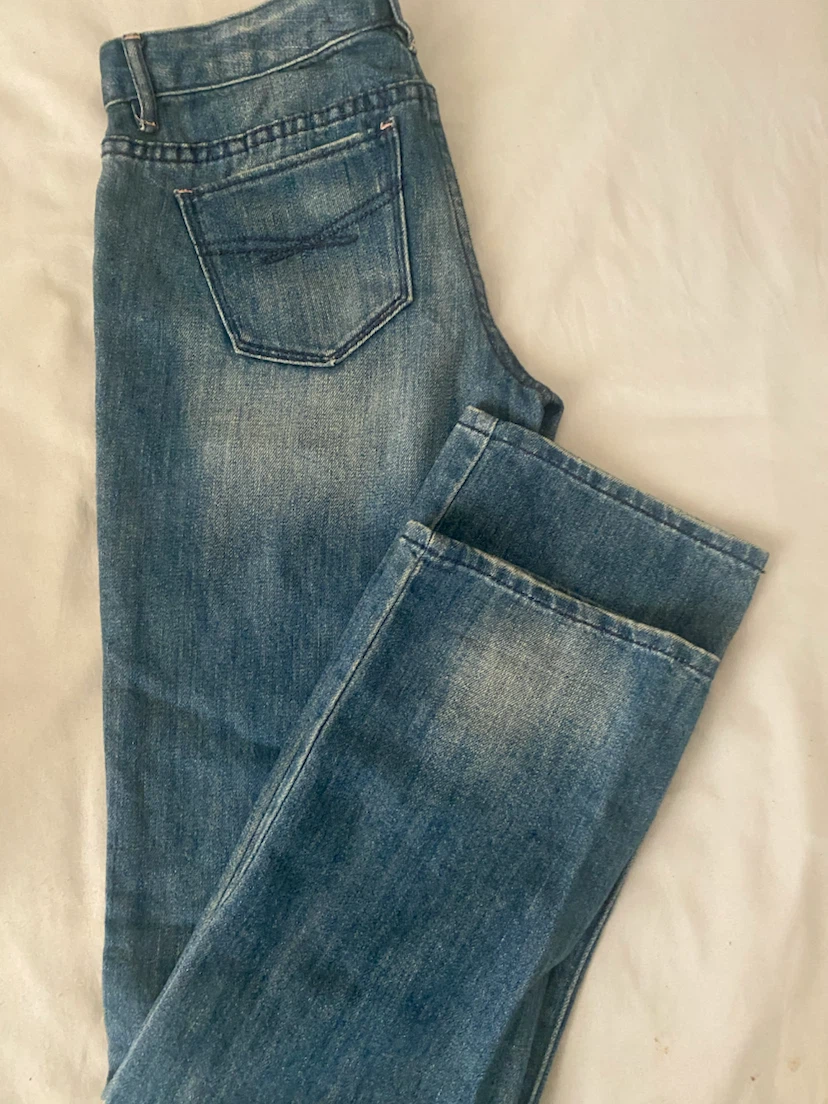 Gap Kids 1969 Embroidered Straight Leg Jeans - photo 2