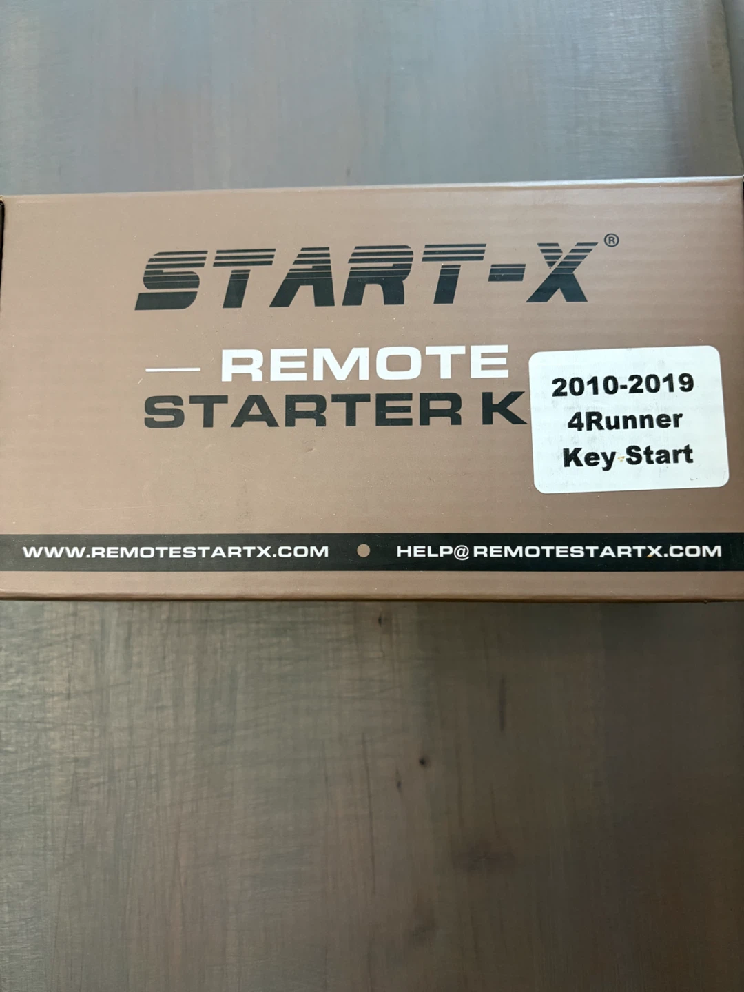 START-X Remote Starter Kit for 2010-2019 4Runner