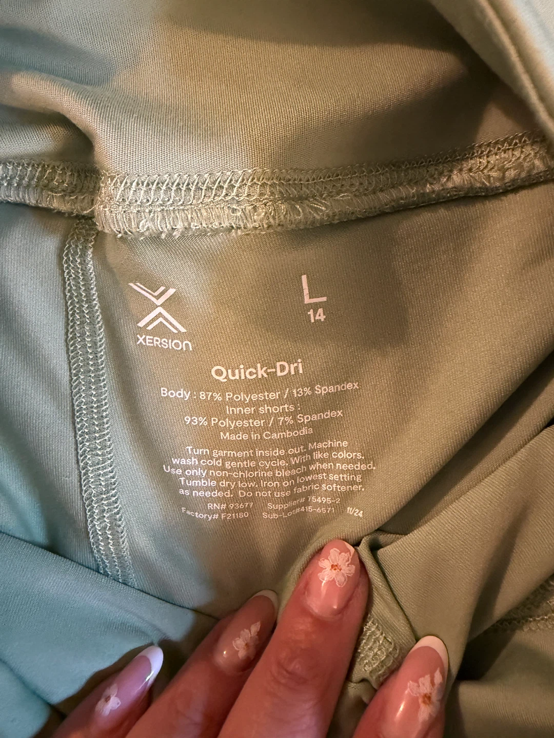 Xersion Quick-Dry Athletic Skirt - Size L (14) - photo 2