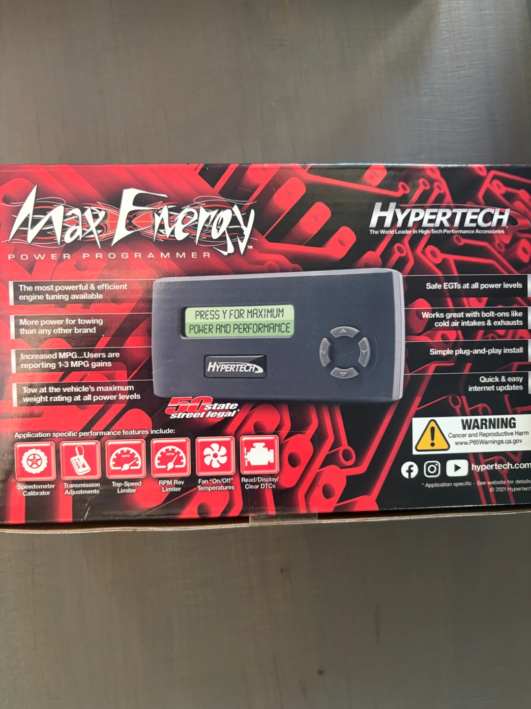 Hypertech Max Energy Power Programmer - photo 2