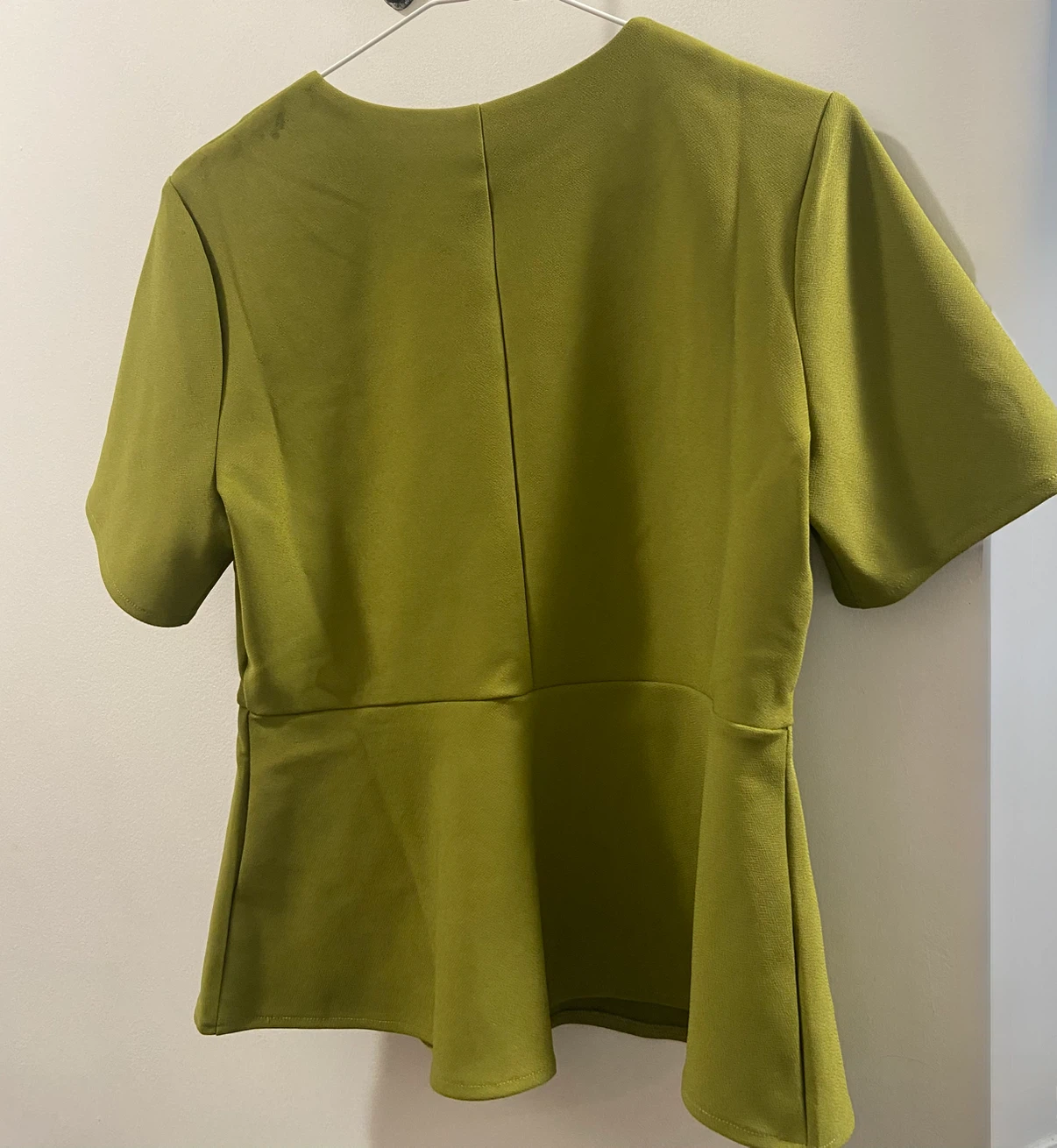 H&M Peplum Top - Green - Size M - photo 2