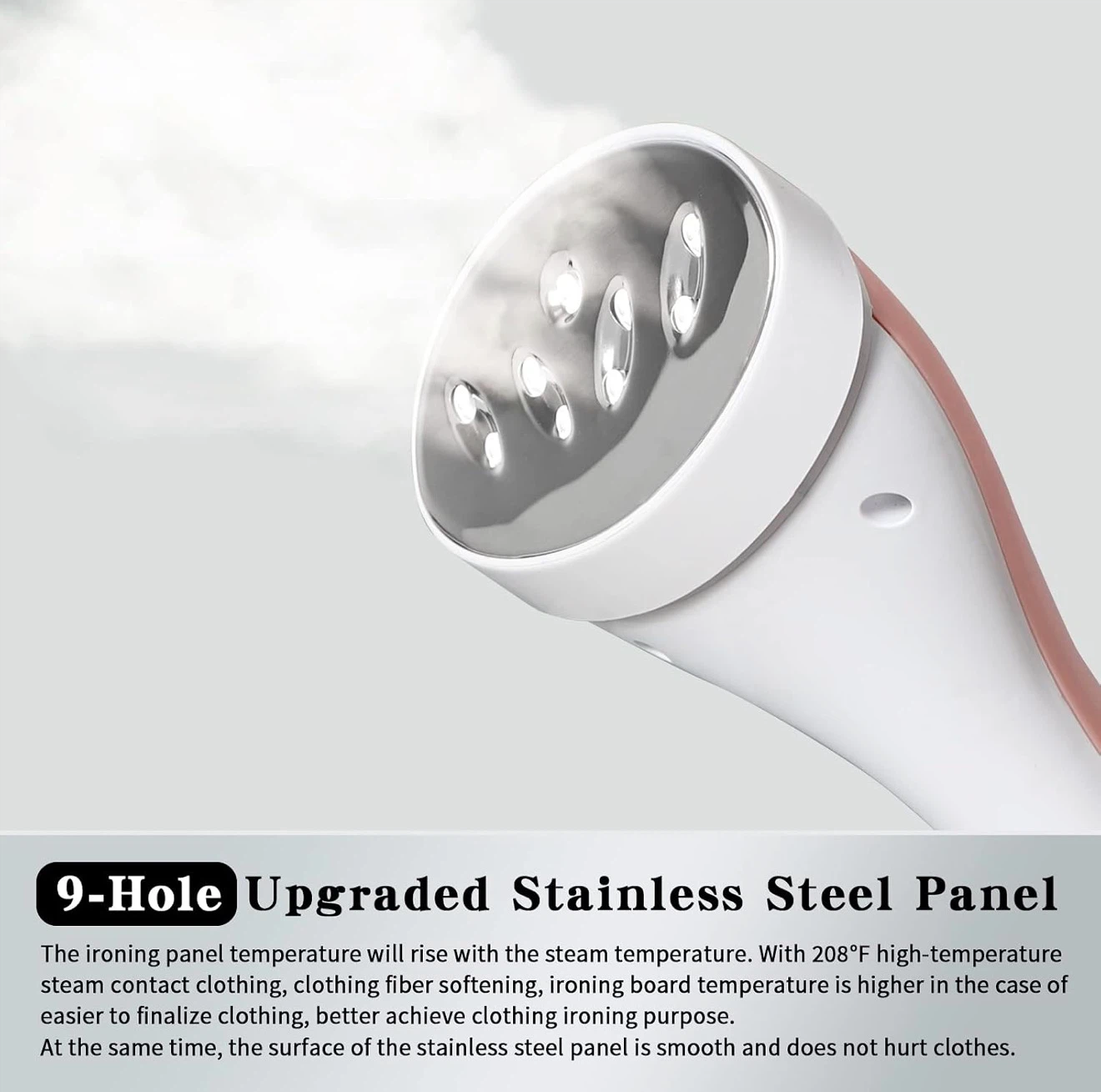 Steamer for Clothes Standing, 1500W - photo 2