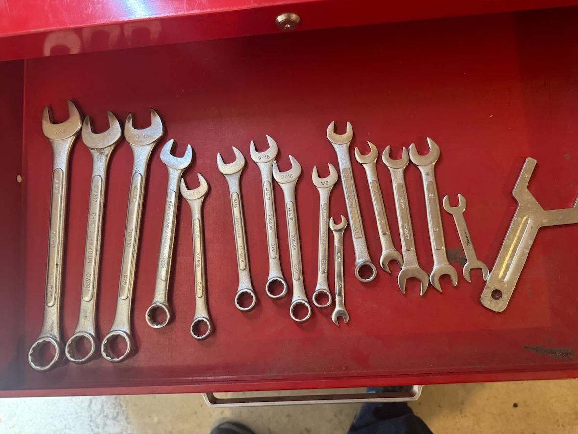 Wrench Set. Only $10