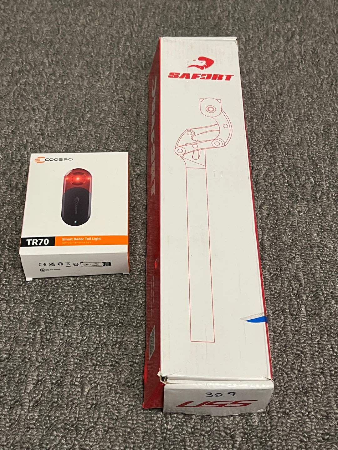 Bicycle - SAFORT Seatpost 30.9mm & Coospo Radar Tail light