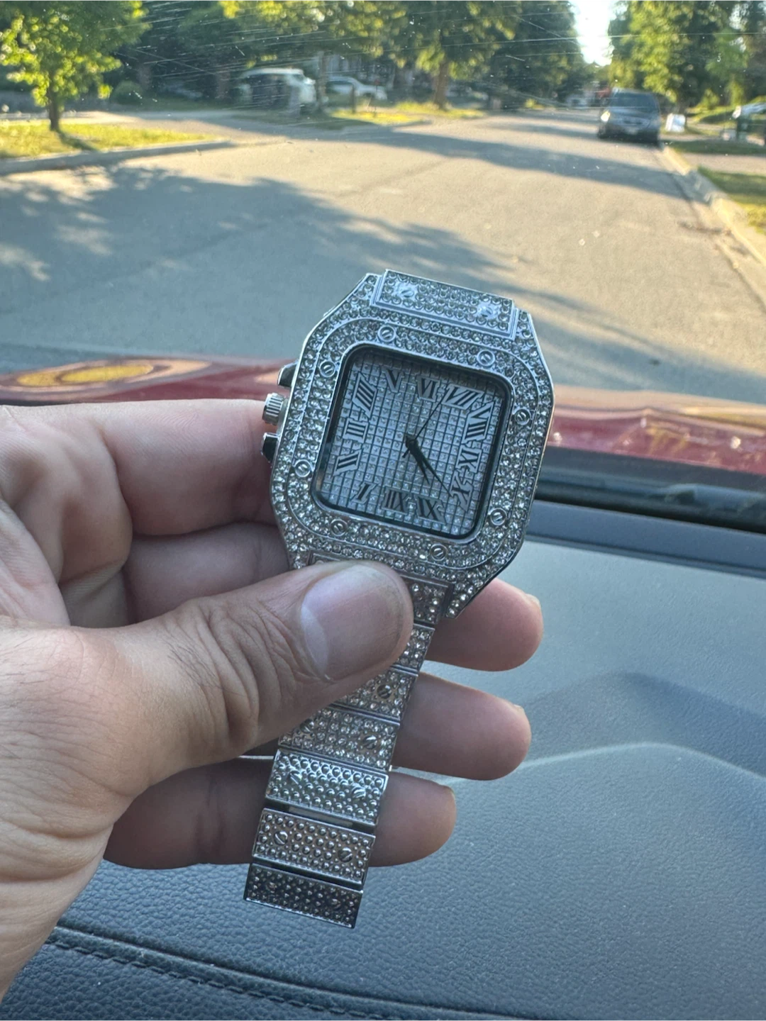 Iced Out Quartz Watch