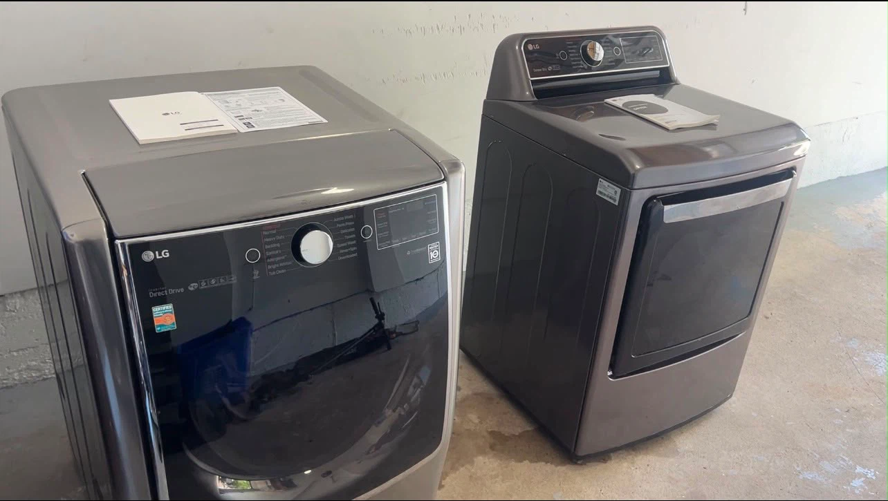 LG Front Load Washing Machine & Dryer Set - photo 3