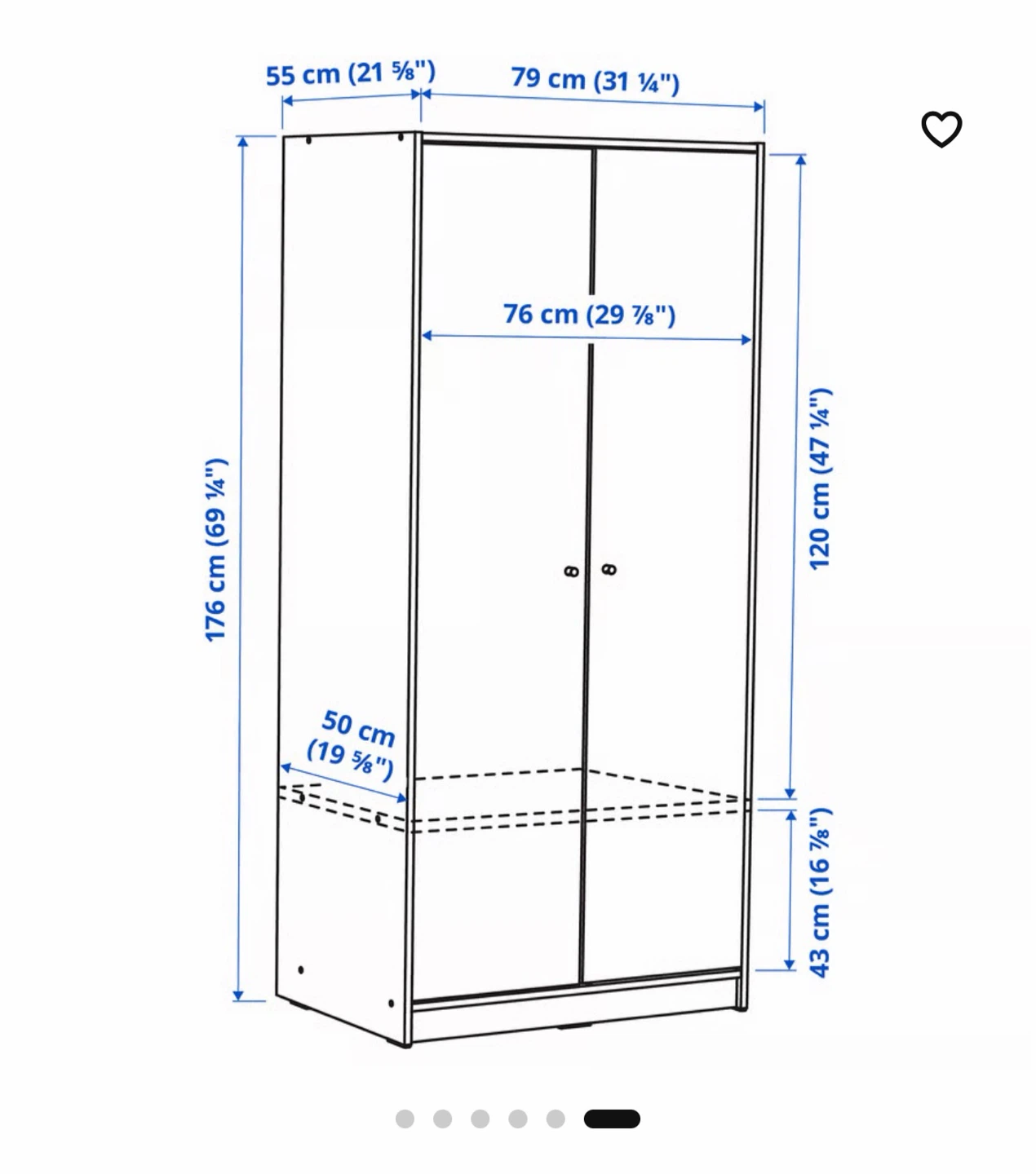 White ikea closet - photo 5