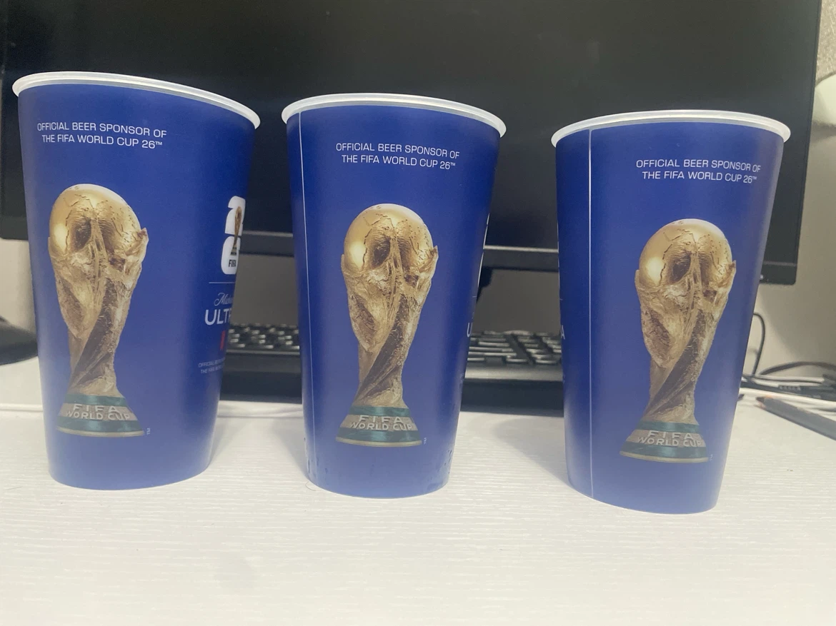 Michelob ULTRA FIFA World Cup 26 plastic cups