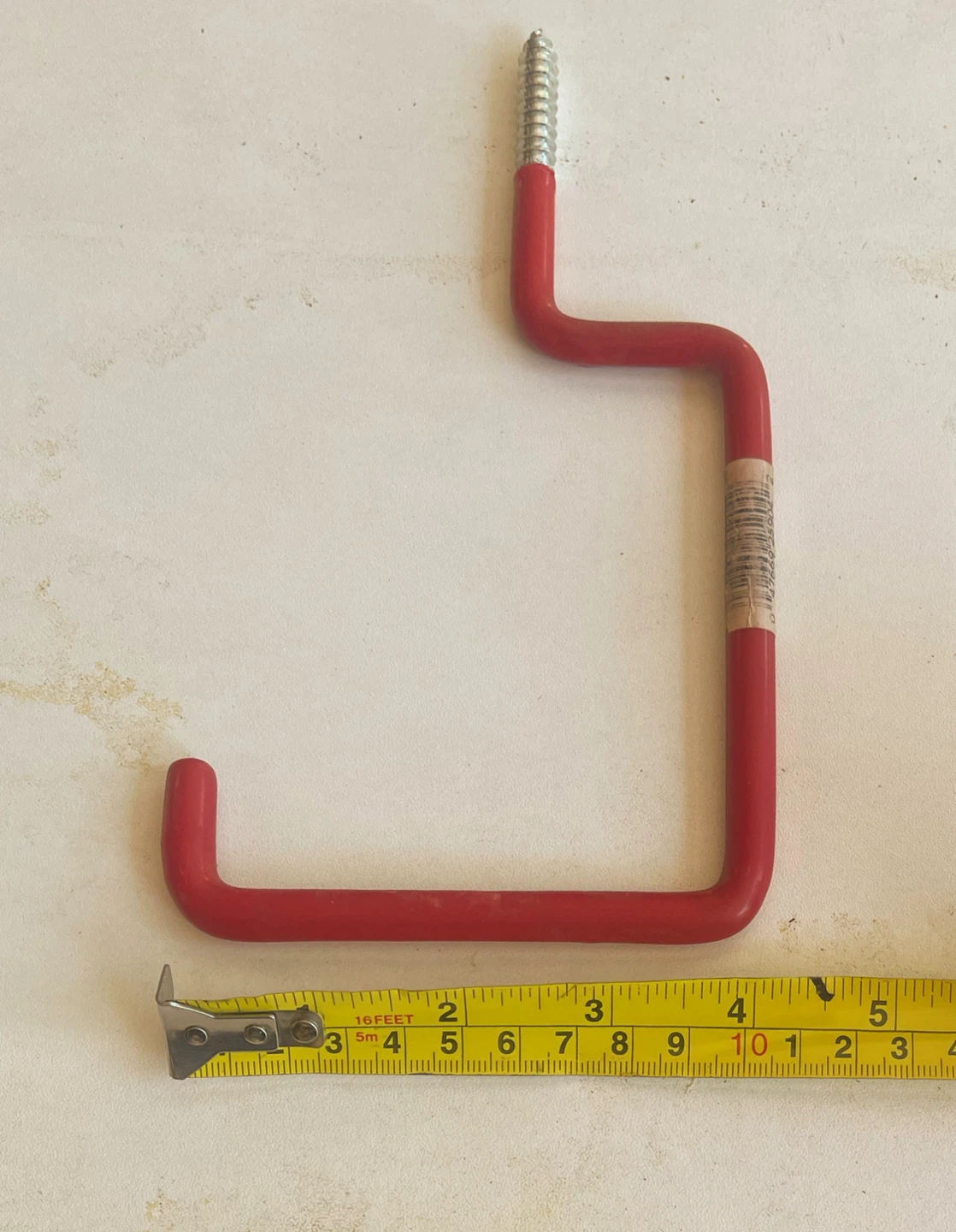 Set of 5 Red Utility Hooks