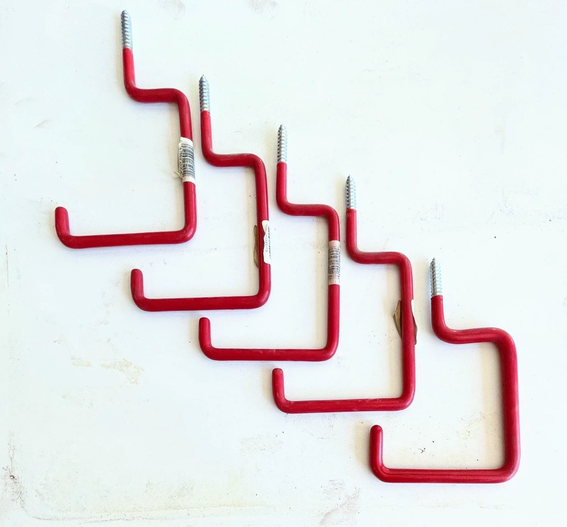 Set of 5 Red Utility Hooks - photo 2