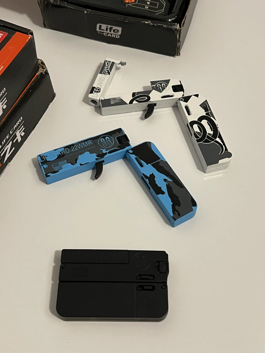 6 avail - Life Card Folding Mini Gun Toy - photo 3