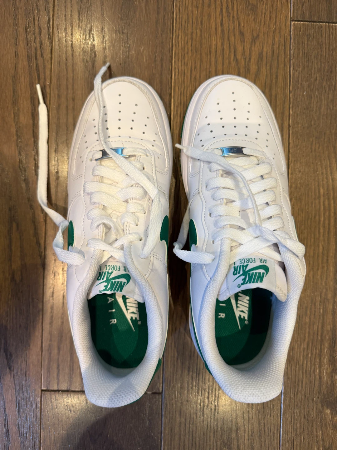 US8 - Nike Air Force 1 '07 White / Green’ (excellent condition) - photo 4