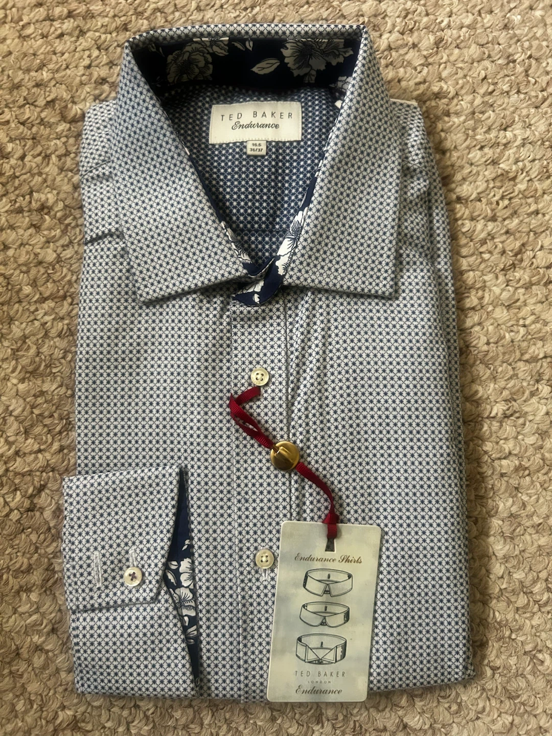 NWT Ted Baker Dress Shirt  Shirt - 16.5