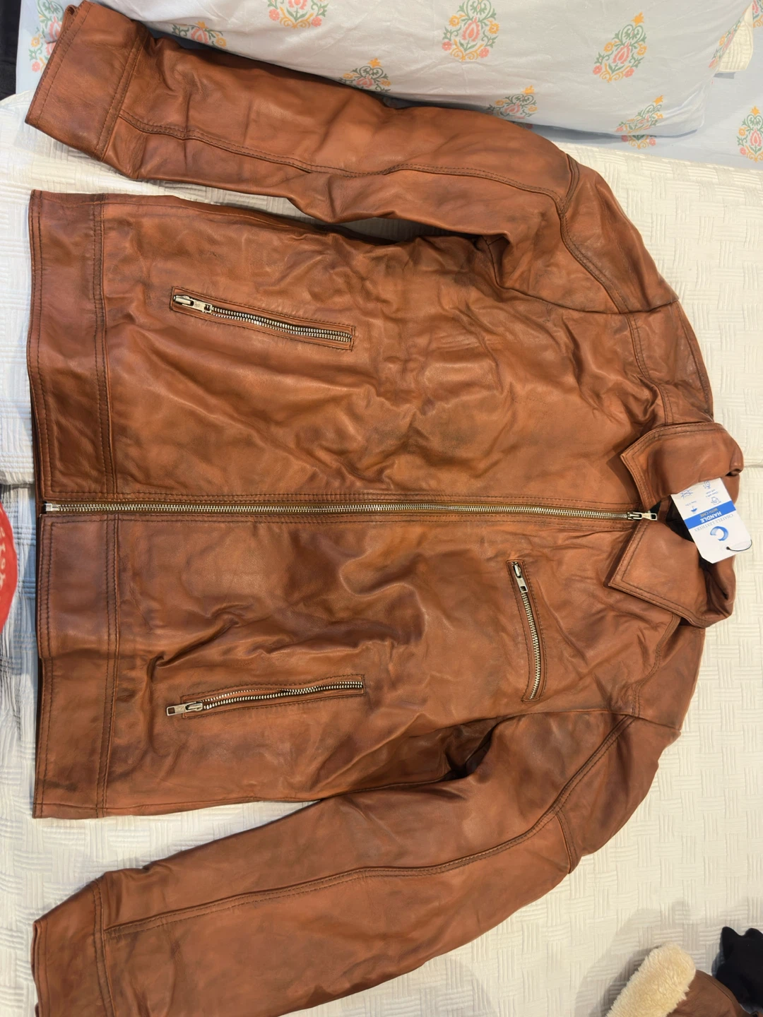 Brown Leather Jacket - photo 2