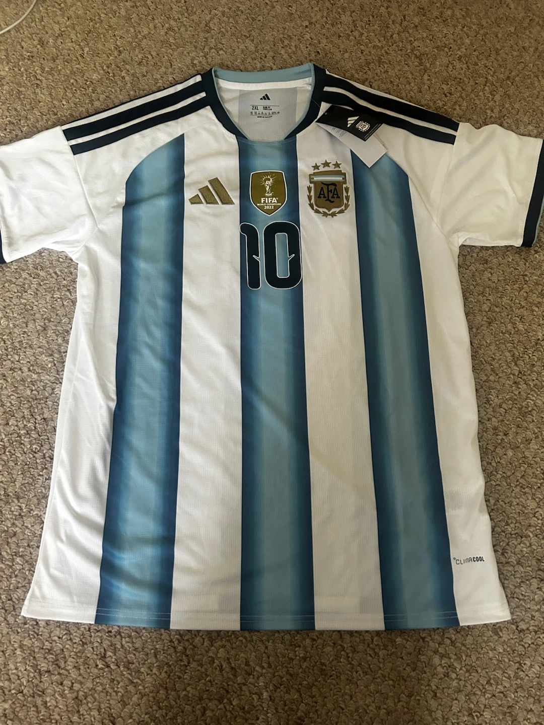 NWT Argentina Messi Soccer Football Jersey