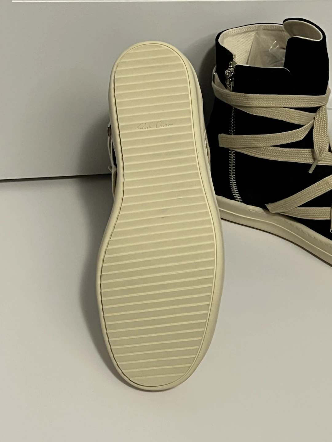 Black Canvas High-Top Sneakers - photo 3