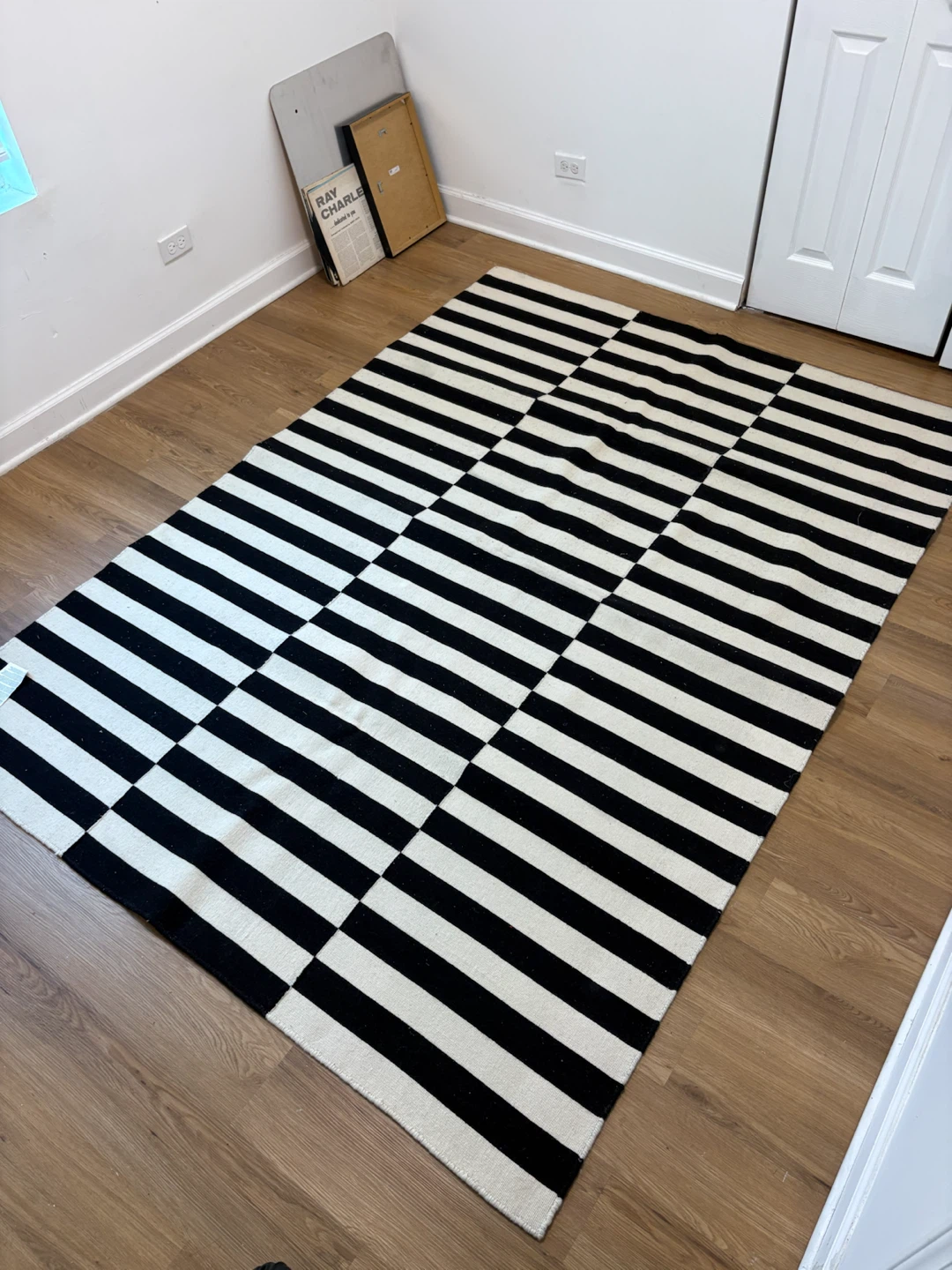 IKEA STOCKHOLM Rug, Black/Off-White, 5'7" x7'10" - photo 2