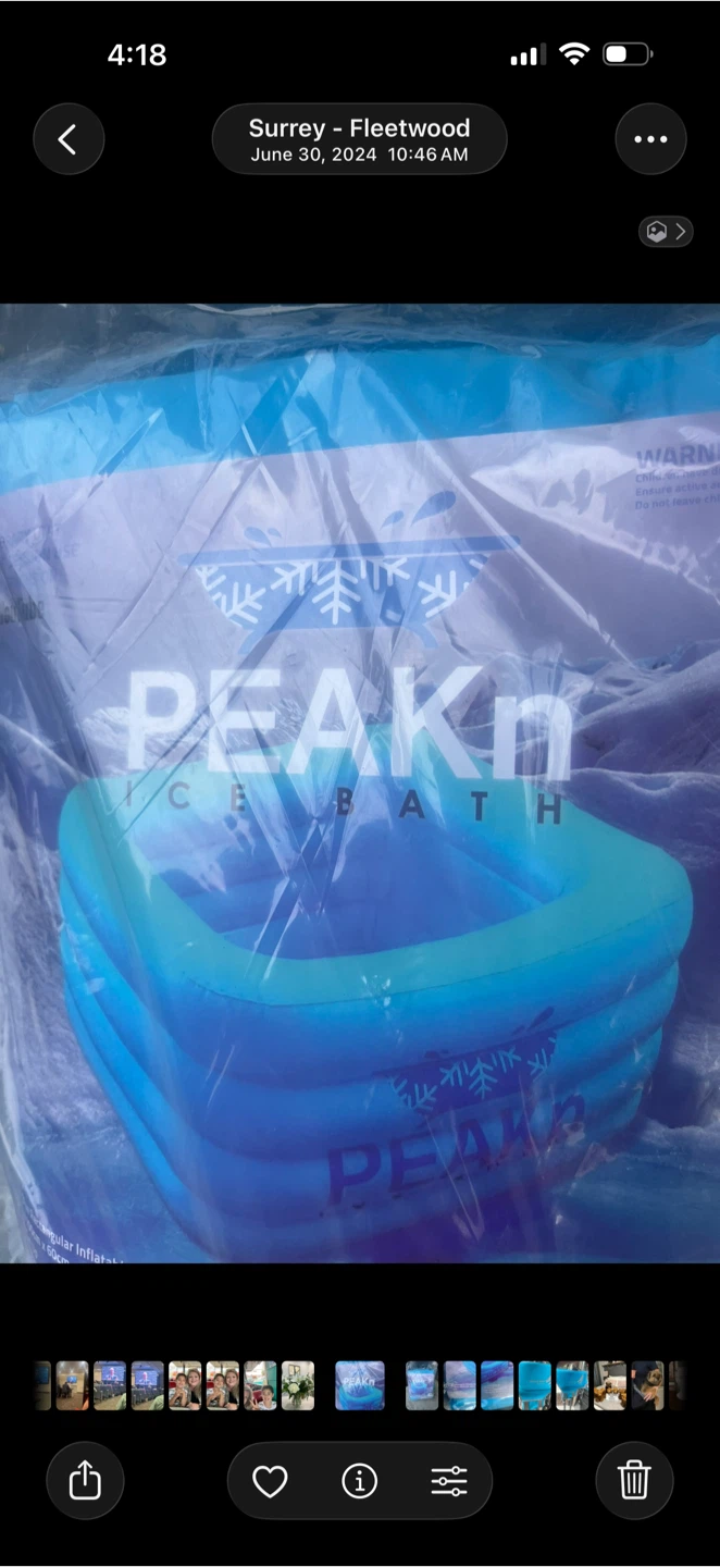 PEAKN Inflatable Ice Bath