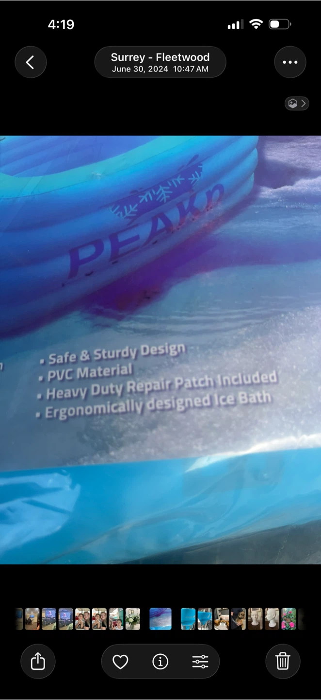 PEAKN Inflatable Ice Bath - photo 3