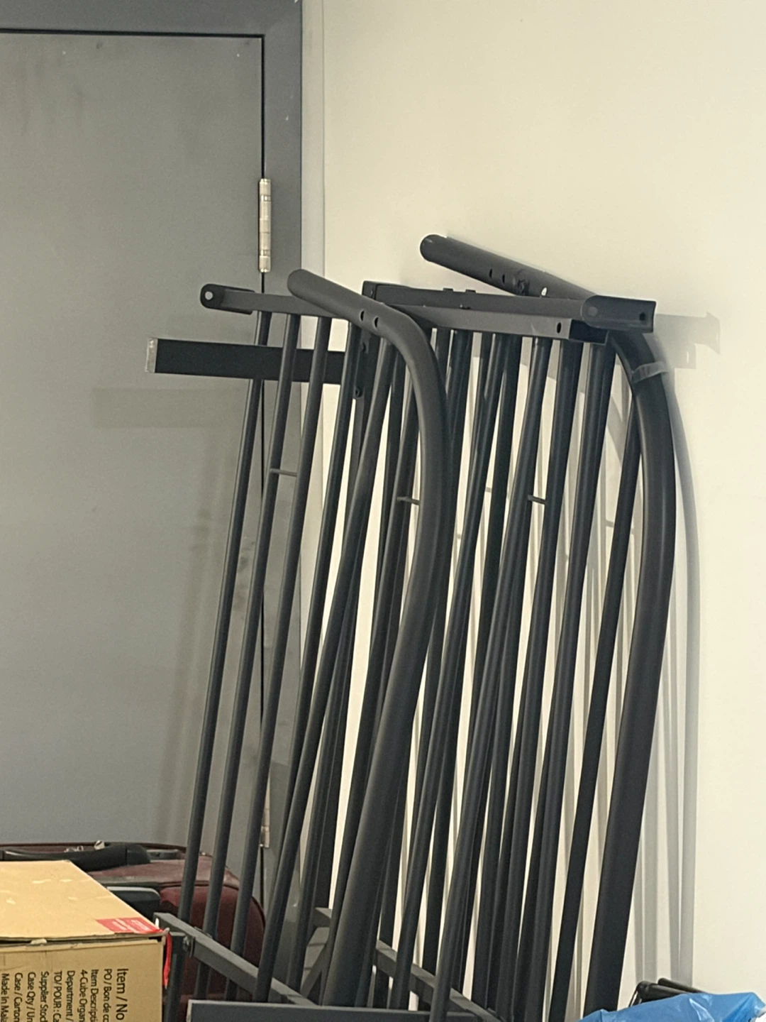 Black Metal Bed Frame - photo 2
