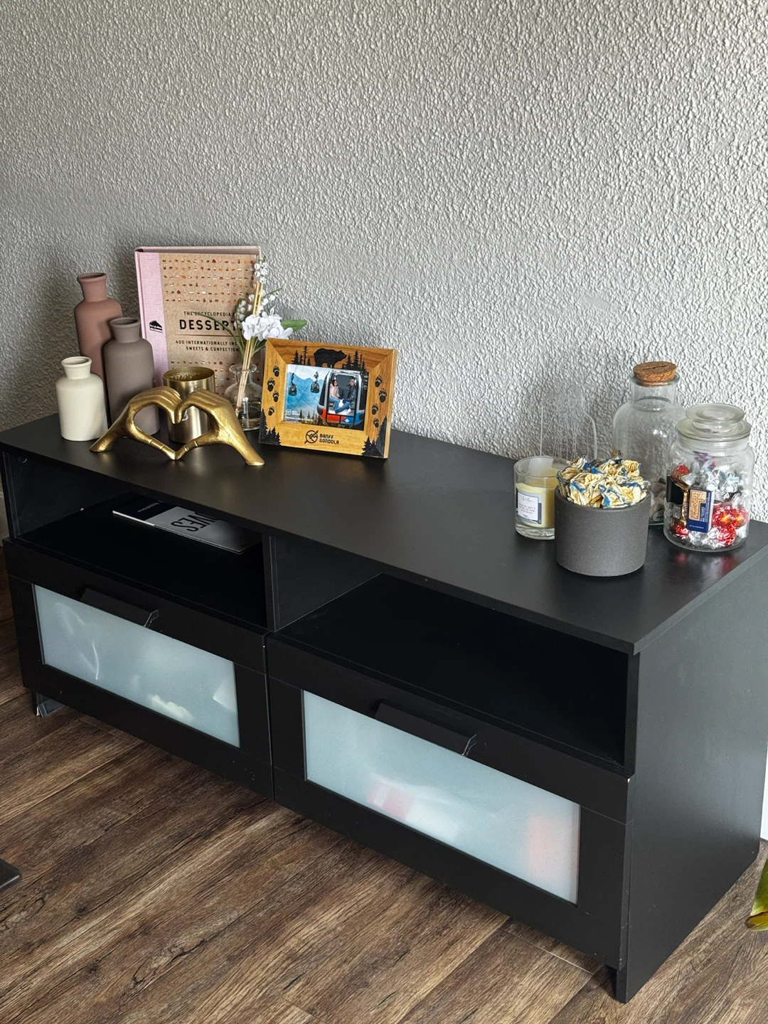 TV Stand / Media Console – Black - photo 2