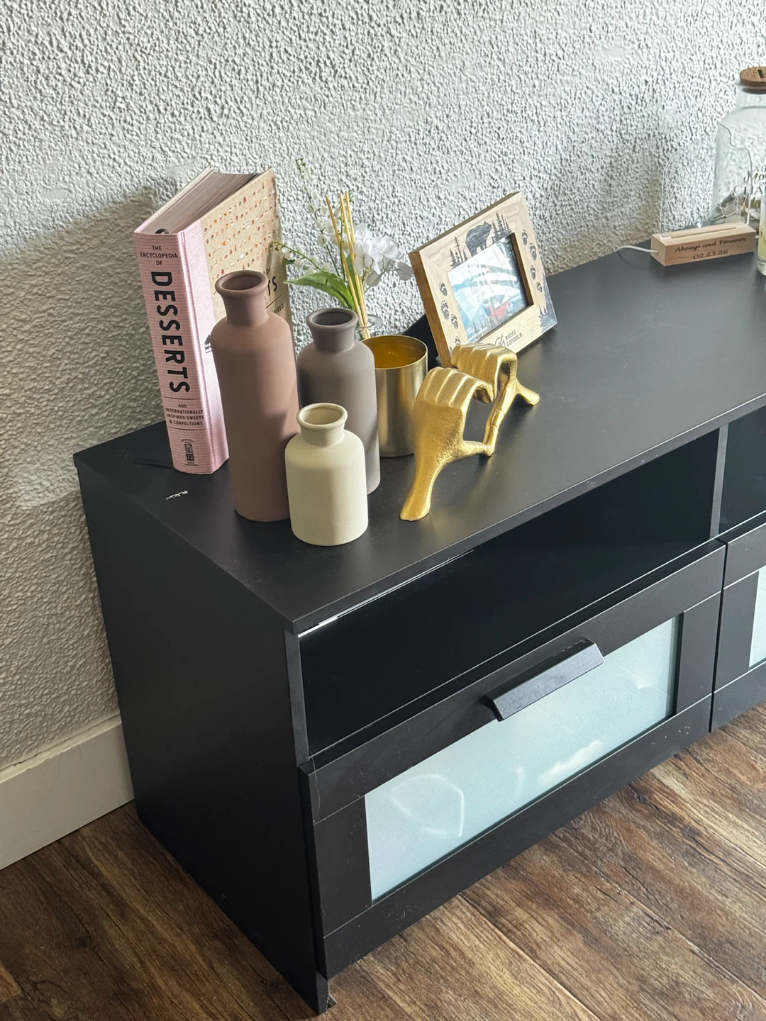 TV Stand / Media Console – Black - photo 3