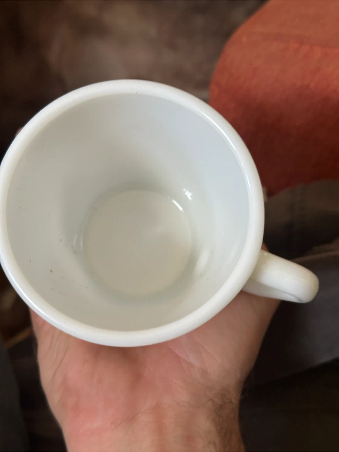 Vintage Pyrex Milk Glass Ginger Flower Mug D Handle - photo 3