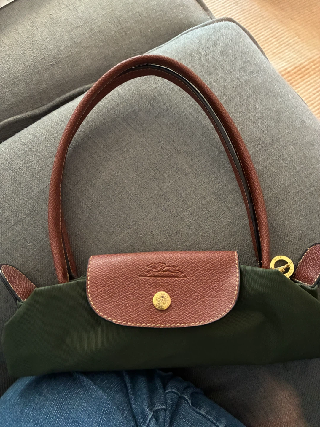 Faux Mini Tote Bag - Green - photo 2
