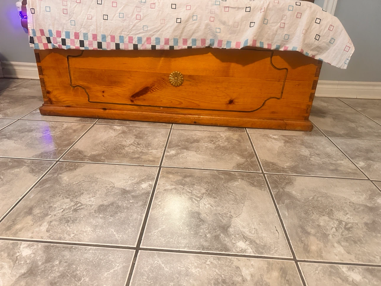 Wooden Cedar Chest Storage Trunk