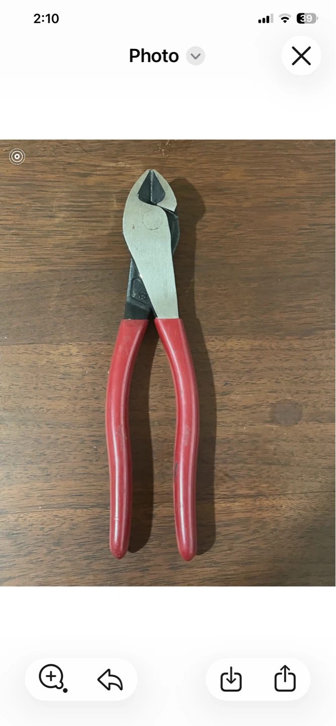 Wire Cutters with Red Handles