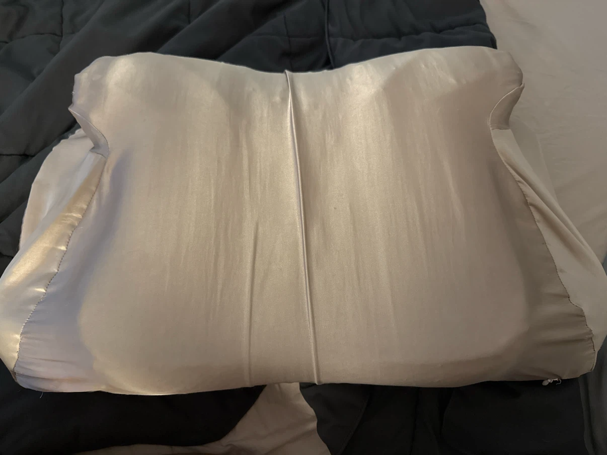 Cervical Pillow with satin pillowcase