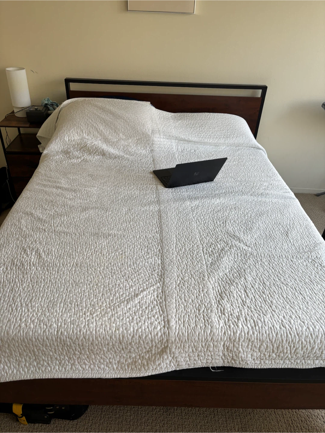 Full Bed Set - Metal Bed Frame +  Queen Mattress - photo 2