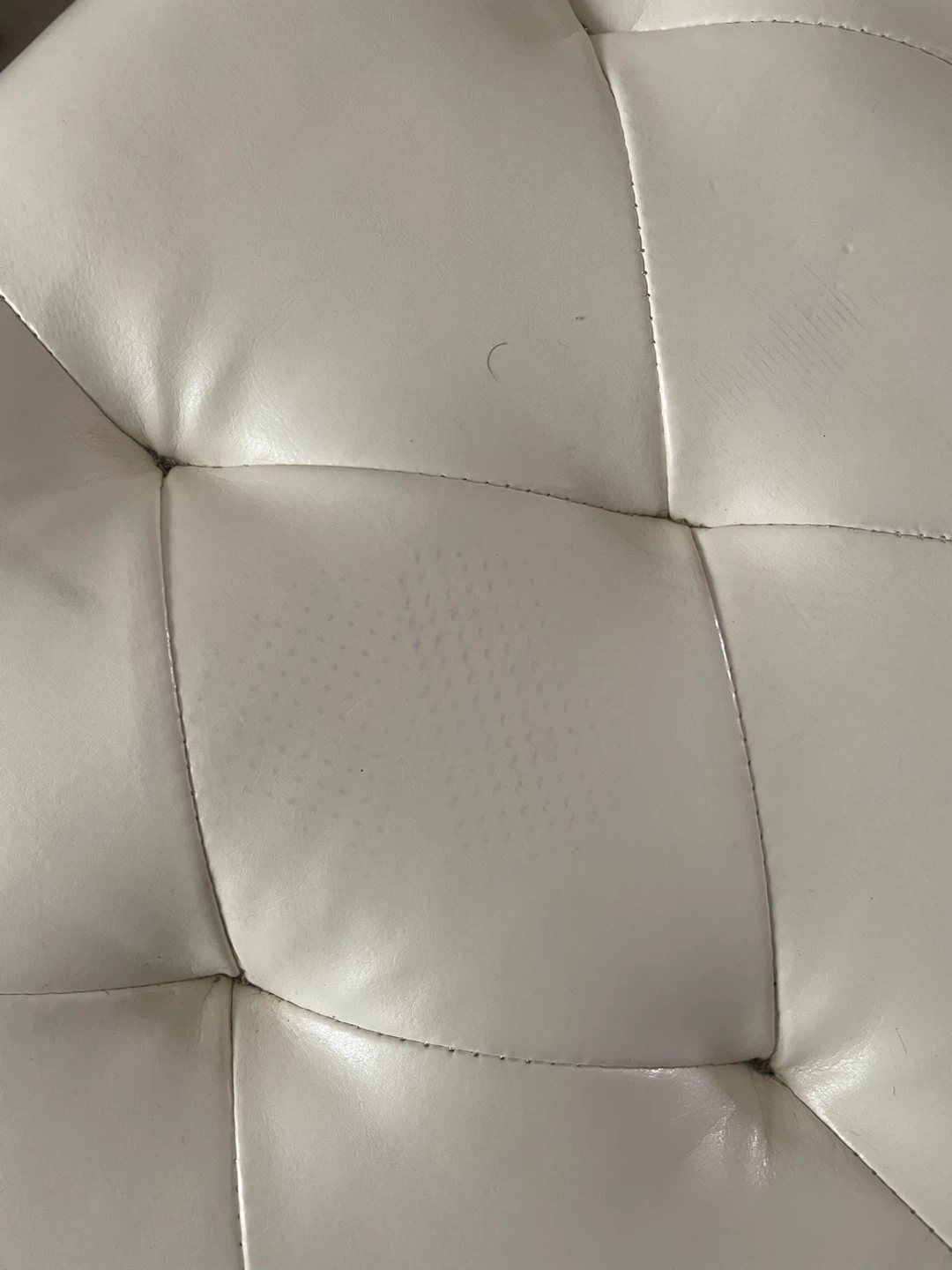 White Tufted Storage Ottoman Bench FREE - photo 3