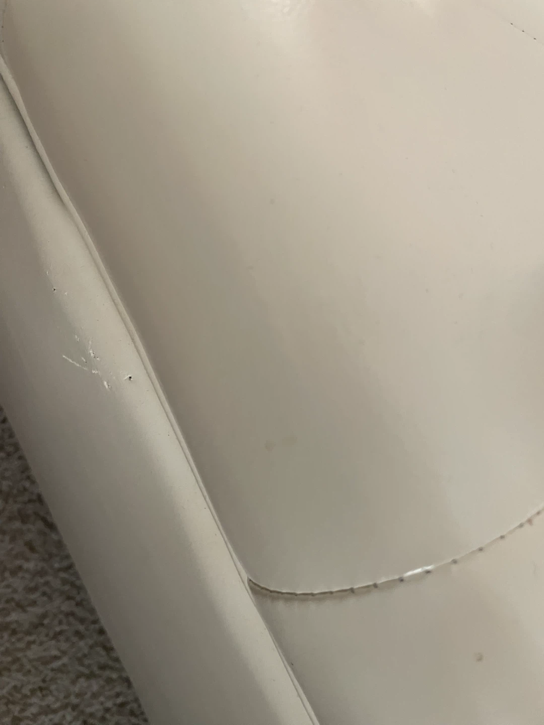 White Tufted Storage Ottoman Bench FREE - photo 5