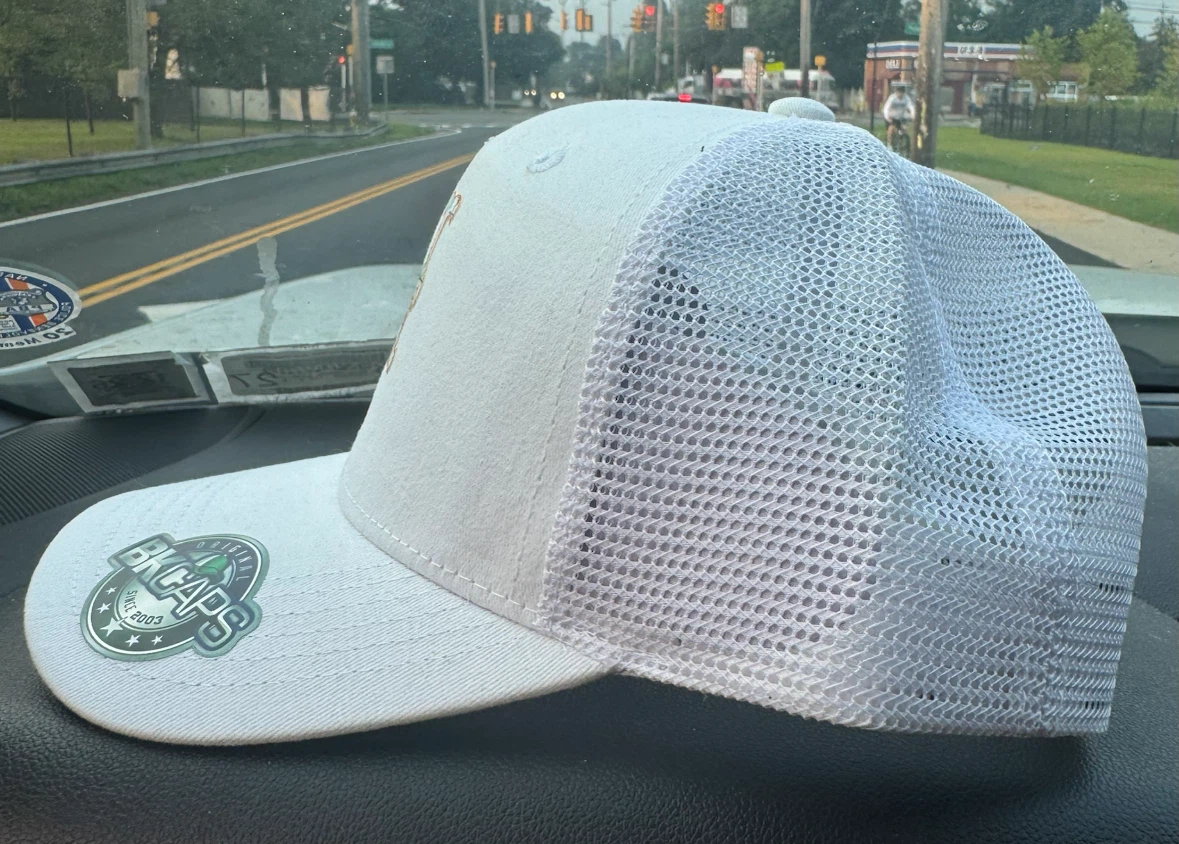 White Mets Subway Map Logo Trucker Hat - photo 2